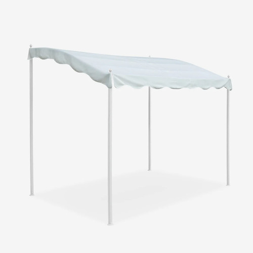 Tonnelle adossée 3x2 acier - tonnelle,