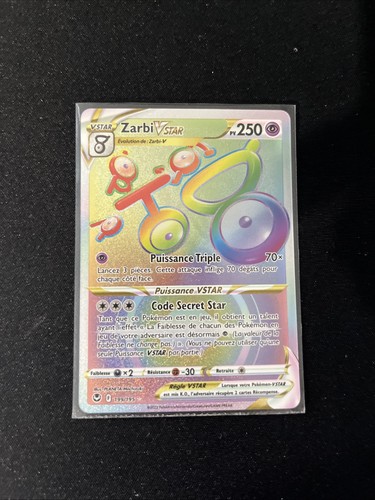 Cartes pokemon zarbi vstar - cartes,