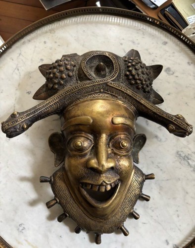 Masque bamoun bronze - bamoun, –