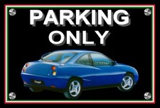plaque " PARKING ONLY FIAT