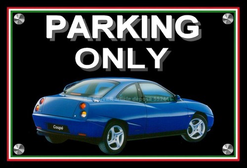 Plaque parking only - plaque,