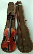 ancien violon 4/4 Guarnerius + étui + archet - old violin alte geige