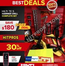 HILTI TE 5 , PREOWNED EXCELLENT CONDITION, free knife, bit , pen , laser , vest,