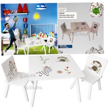 Table en Bois Pour Enfants + 2