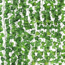 Lierre Artificiel Guirlande Chambre, 12 Pièces 26.4m Faux Lierre, Lieres Artific