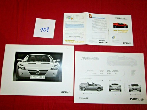 109 opel speedster - n°109, :