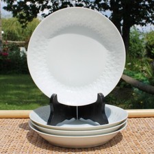 Set of 4 hollow plates 20 cm Vignaud model Florence