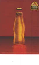 PUBLICITE ADVERTISING  1996   GOLD bière spéciale