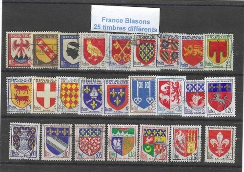France blasons lot 25 - france,