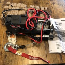Warn Vantage 2000 Series 12 Volt DC Powered Electric ATV Winch  2000-Lb No Contr
