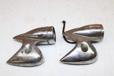 Harley Knucklehead Flathead Panhead BECK Tail Gunner Torpedo Lights Housings