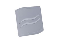 100mm Extracteur d'air Minuterie Silent S-Line Argent Ventilateur aspirant Bain