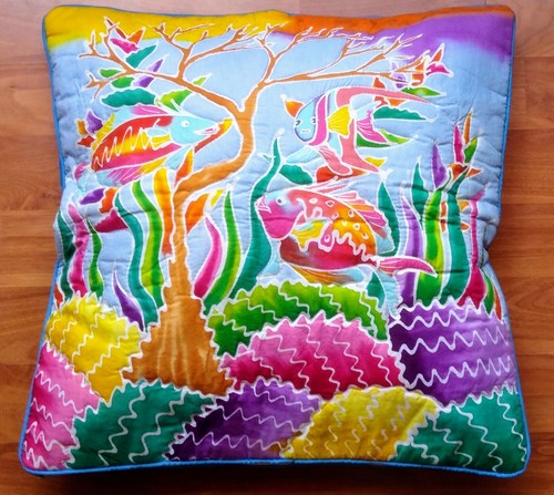 New handpainted batik tropical - new,