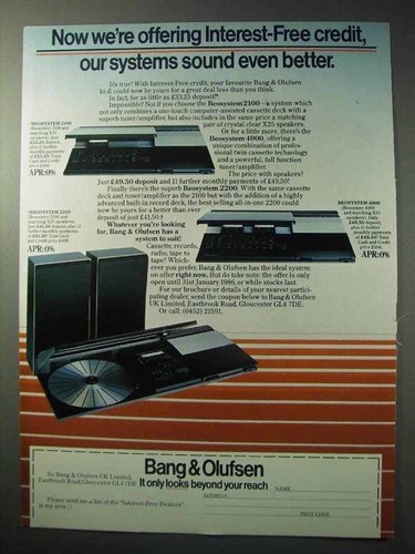 1986 bang olufsen - 1986, ad
