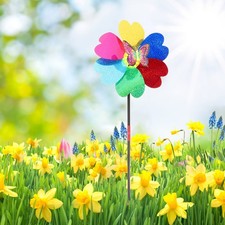  3 Pcs Moulin À Vent Jardin Exterieur Jouet Pour Enfants Décoration De Jouets