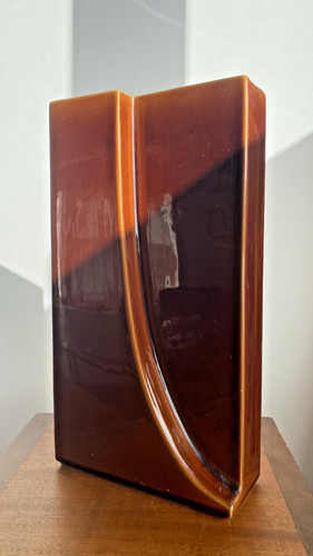 Vase art déco géométrique - vase,