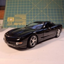 Ertl 1/18 Scale Chevrolet Corvette 2003 C5 50th Anniversary Black