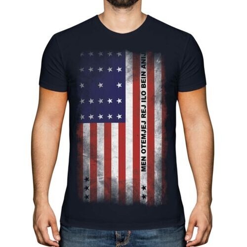 Bikini atoll délavé - atoll, drapeau