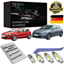VW Polo 6C 6R AW1 BZ1 Premium LED Interior Lighting 8 SMD Set White Canbus