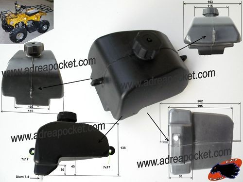 Réservoir type atv quad - réservoir,