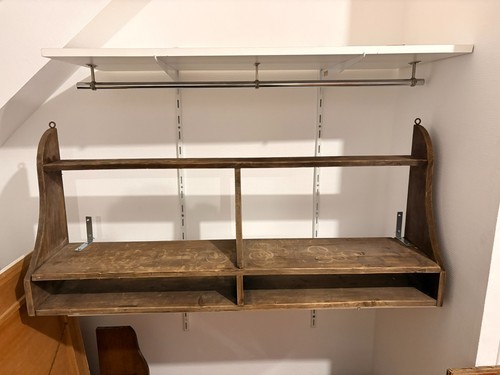 Ancien etagère bois chêne - bois,