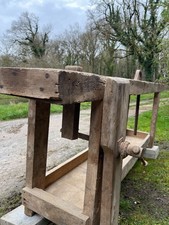 Ancien établi bois (non