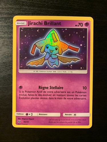 Carte pokémon jirachi - pokémon,