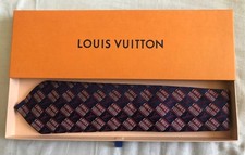 CRAVATE DAMIER MARQUÉ LV -