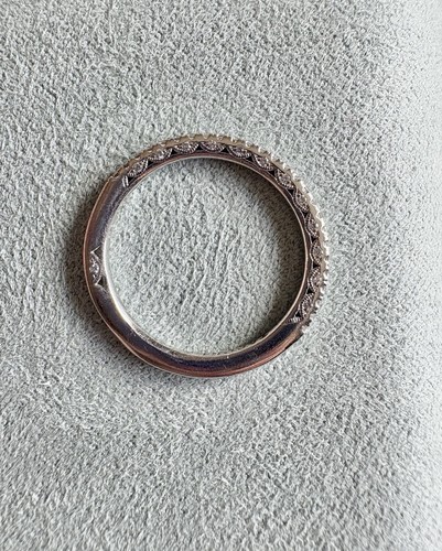 Tacori diamond platinum band - platinum,