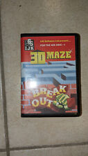 Jeu cassette 3D MAZE / BREAKOUT en boite pour ORIC 1 ORIC1 ORIC-1 ATMOS