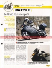 BMW K1200 GT 2006-2007 K 1200 Joe Bar Team Fiche Moto #000691
