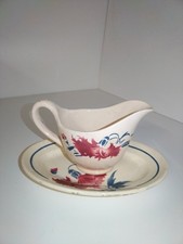 SAUCIERE ANCIENNE  K&G Porcelaine LUNEVILLE modèle ANNIE CUISINE VAISSELLE 