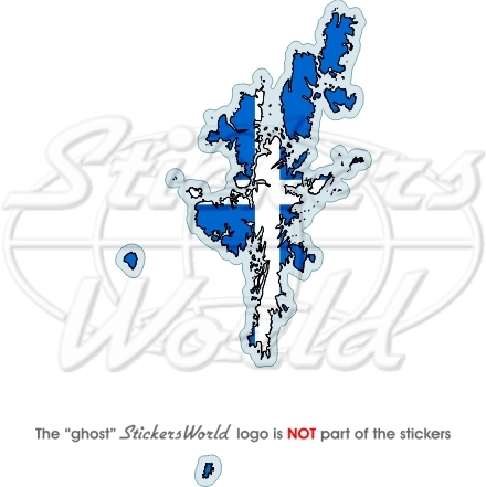 Shetland island carte - shetland,