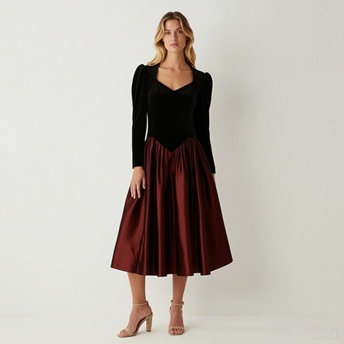 Soirée vintage robe - soirée,