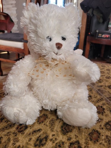 Peluche doudou ours - , blanc