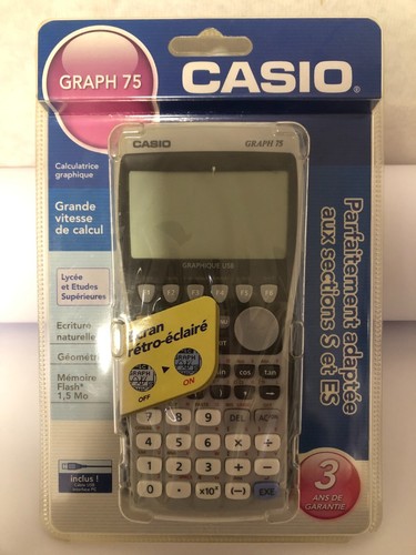 Calculatrice casio graph - casio, 75