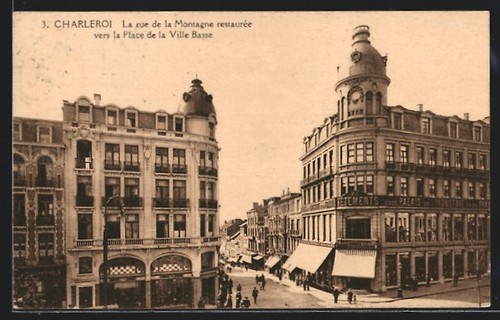 Cpa charleroi rue de la - charleroi,,