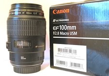 [Near Mint] Canon EF 100mm f/2.8 Macro USM Prime AF Lens