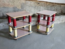 Desserte à roulettes 1960 en Formica Rose