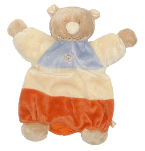 Doudou marionnette ours tonton - marionnette,