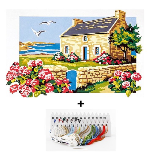 Kit canevas modèle maison