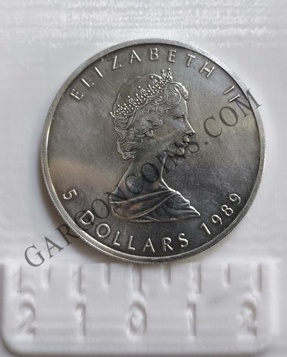 Canada dollars 1989 onza - 1989,