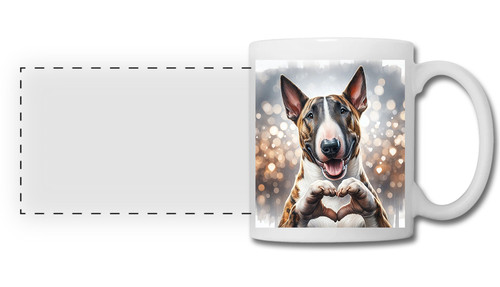 Mug personnalisable chien bull - personnalisable,