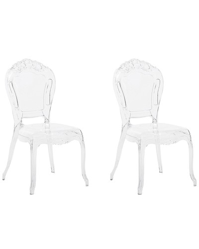 Beliani lot chaises - de,