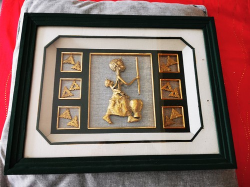 Tableau bronze africain - bronze, –