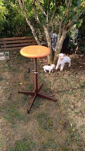 Tabouret atelier vintage - tabouret,