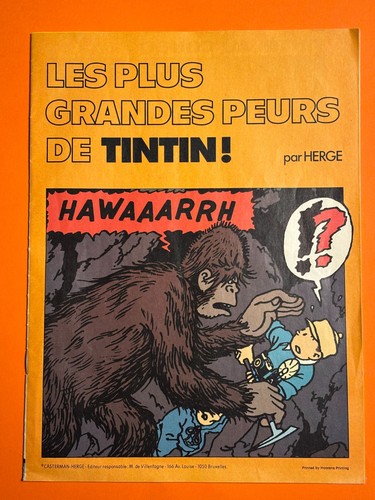 Herge les plus grandes peurs - herge,