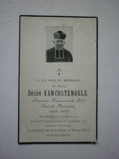 image mortuaire chanoine curé