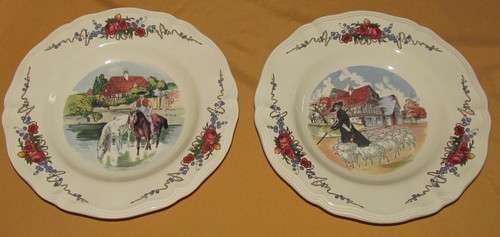 Lot assiettes creuses - de,