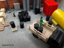ho lot 20 fûts noirs bidons